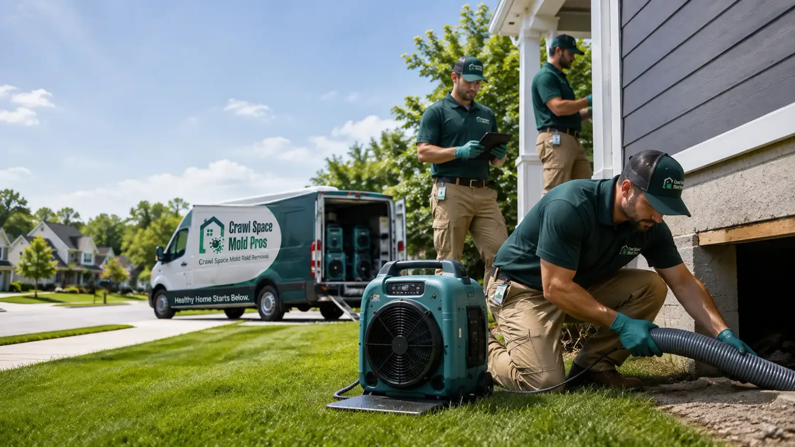 Crawl Space Mold Removal in Beaumont, CA
